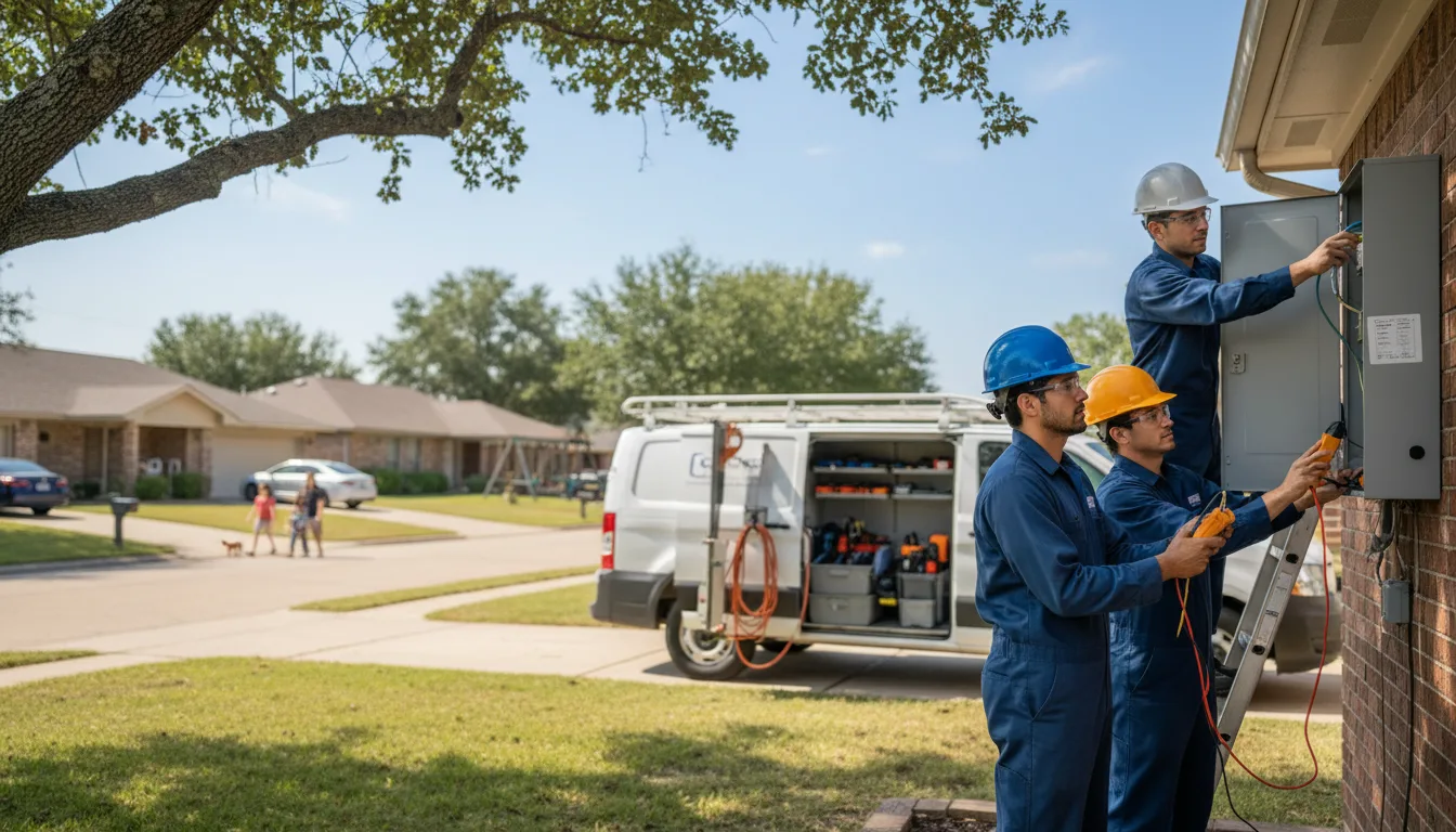 Certified electrician providing emergency electrical services in Garden City, AL